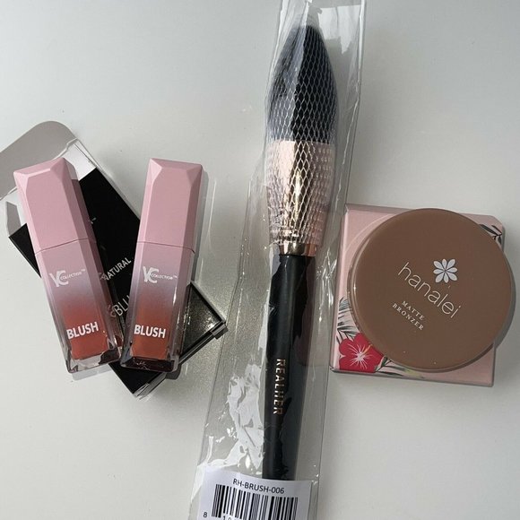 Hanalei Beauty Matte Bronzer, REAL HER BRUSH, & YC COLLECTION BLUSH BUNDLE - Picture 2 of 8